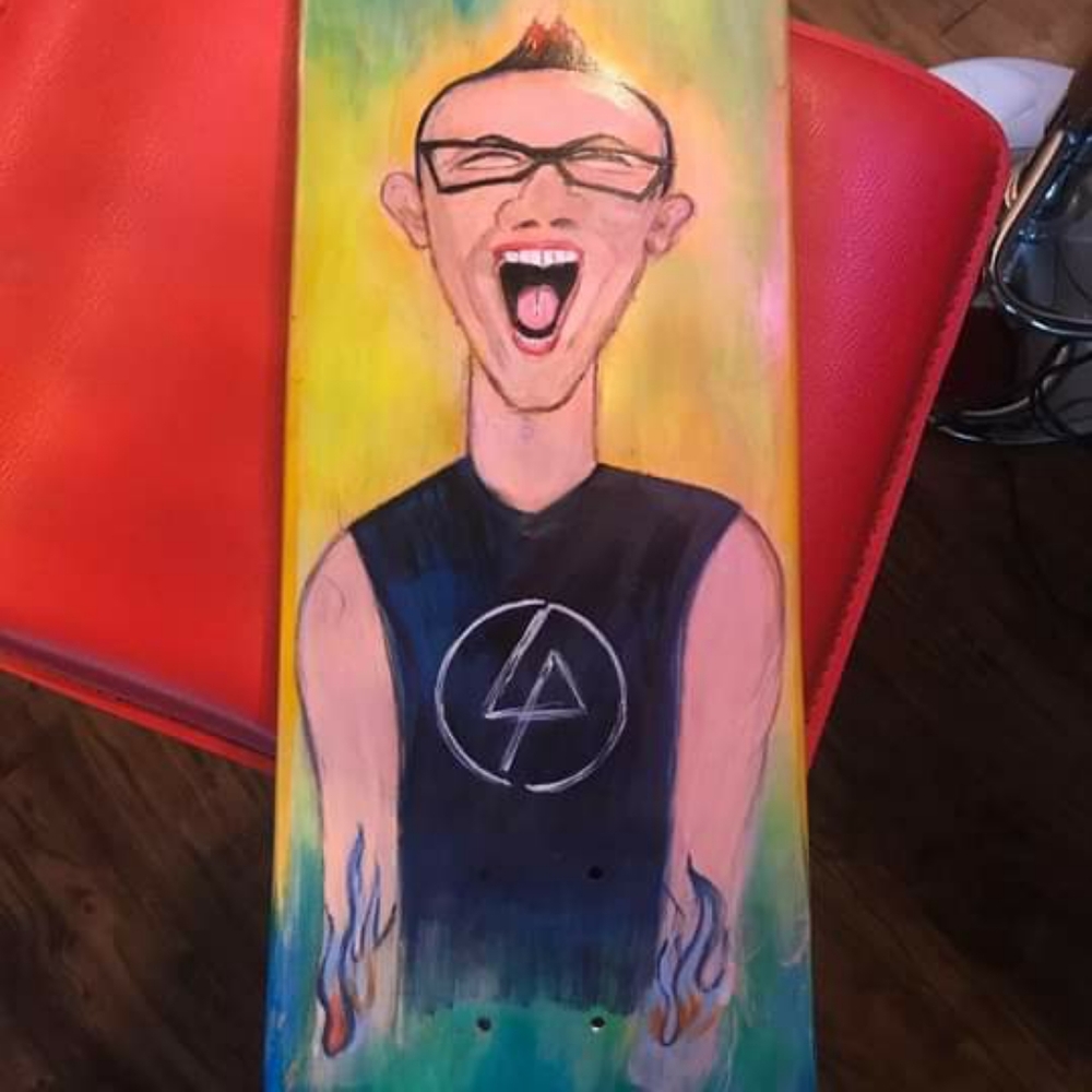 Customize skateboard